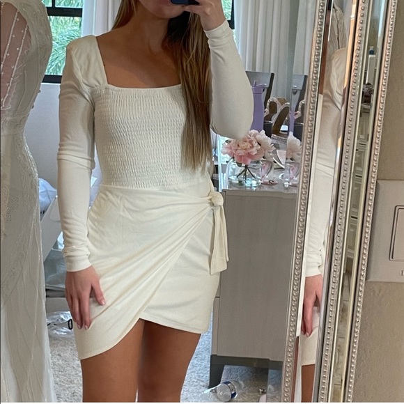 Lovers + Friends Devon Dress White Bodycon - Picture 2 of 5